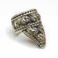 vechi inel beduin, de mireasa. argint. Yemen
